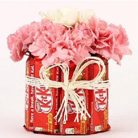 Carnations & Kit Kat...