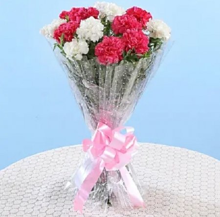 12  Pink & White...