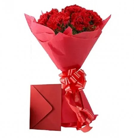 Carnations N Greeting...
