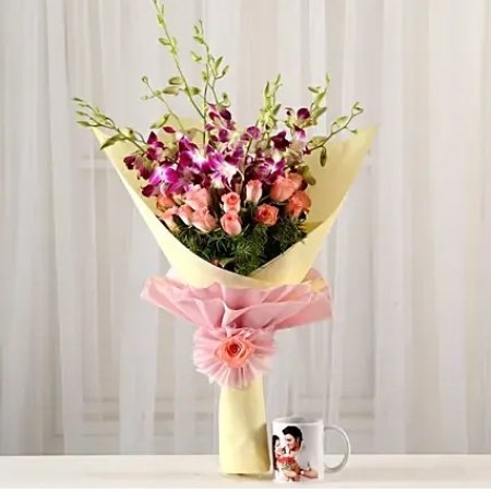 Picture Mug With Orchids...