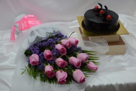 Pink Roses with...