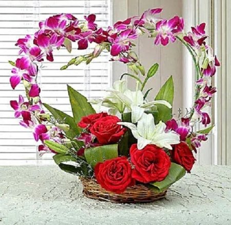 Floral Heartshaped...
